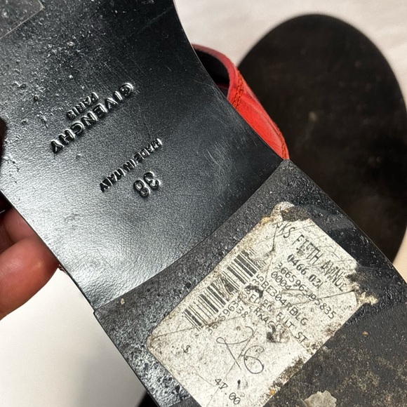 Givenchy Red Sandals - Picture 10 of 11